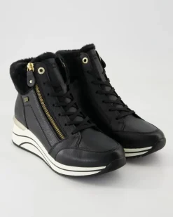 D0T77-02 Stiefeletten in Schwarz