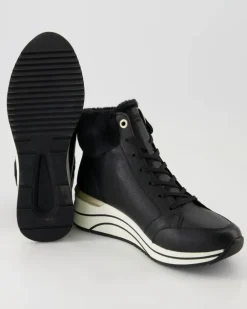 D0T77-02 Stiefeletten in Schwarz