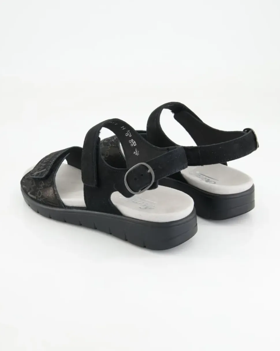 Dunja Sandalen in Schwarz