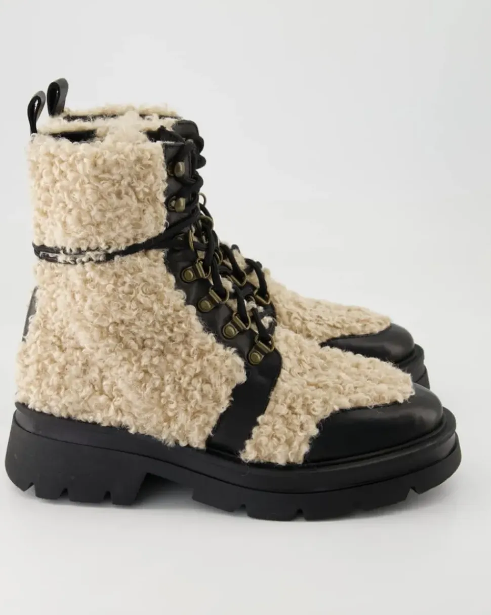 E3189 A7F Stiefeletten in Beige