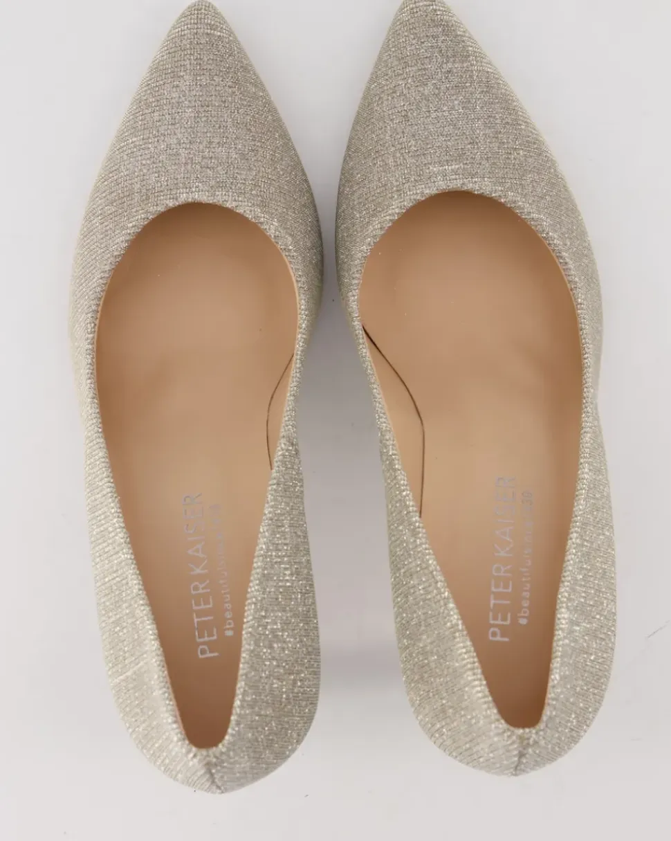 Ebby Pumps in Gold