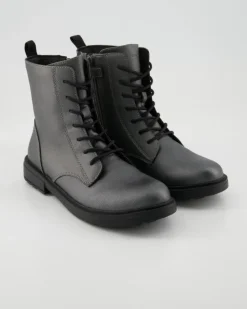 Eclair Girl Schnürstiefel in Silber