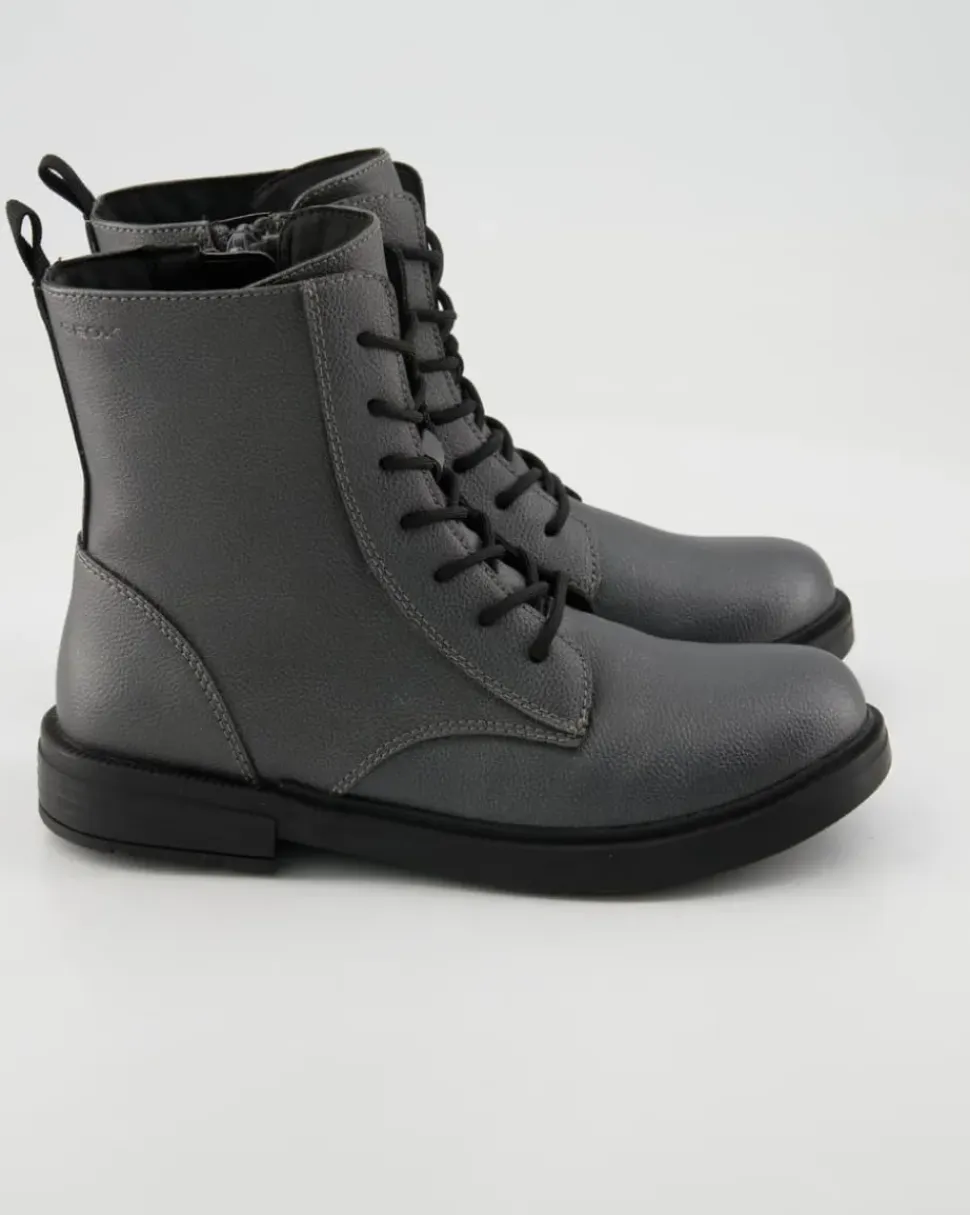 Eclair Girl Schnürstiefel in Silber