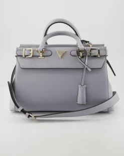 Eco Ali Luxery Satchel Handtasche in Lila