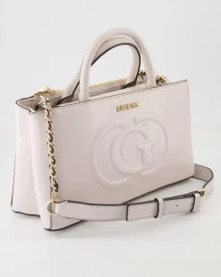 Eco Mietta Flap Handtasche in Beige