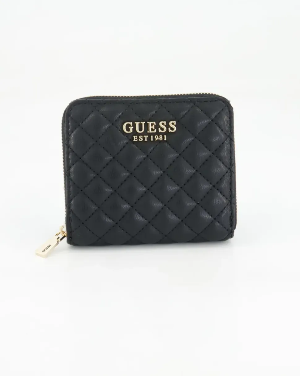Eco Rianee SLG Small Zip Aroun Portemonnaie in Schwarz