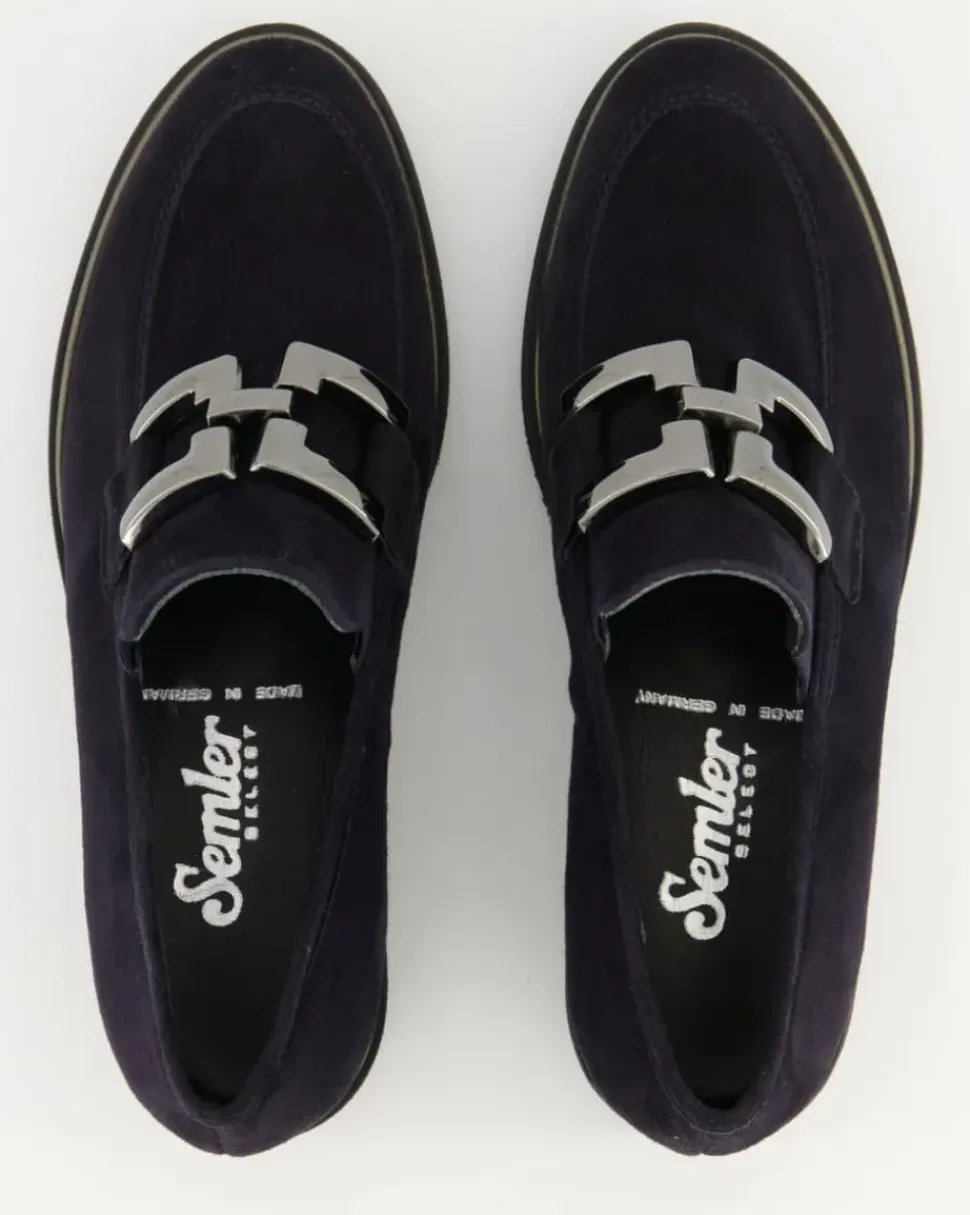 Elena Slipper in Blau