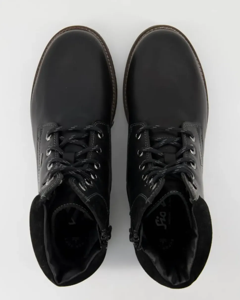 Elmiana-702-Tex-WF Stiefeletten in Schwarz