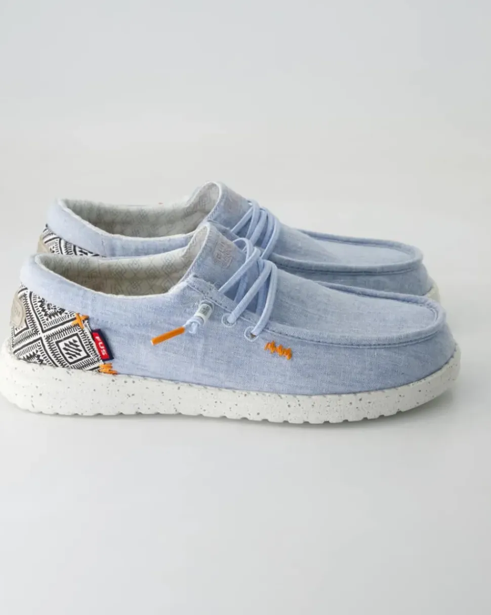 Emma Fine Slipper in Blau