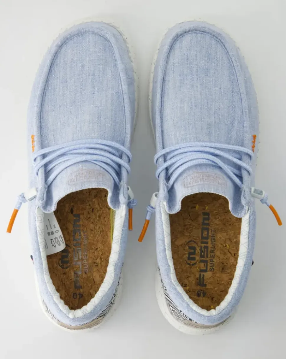 Emma Fine Slipper in Blau
