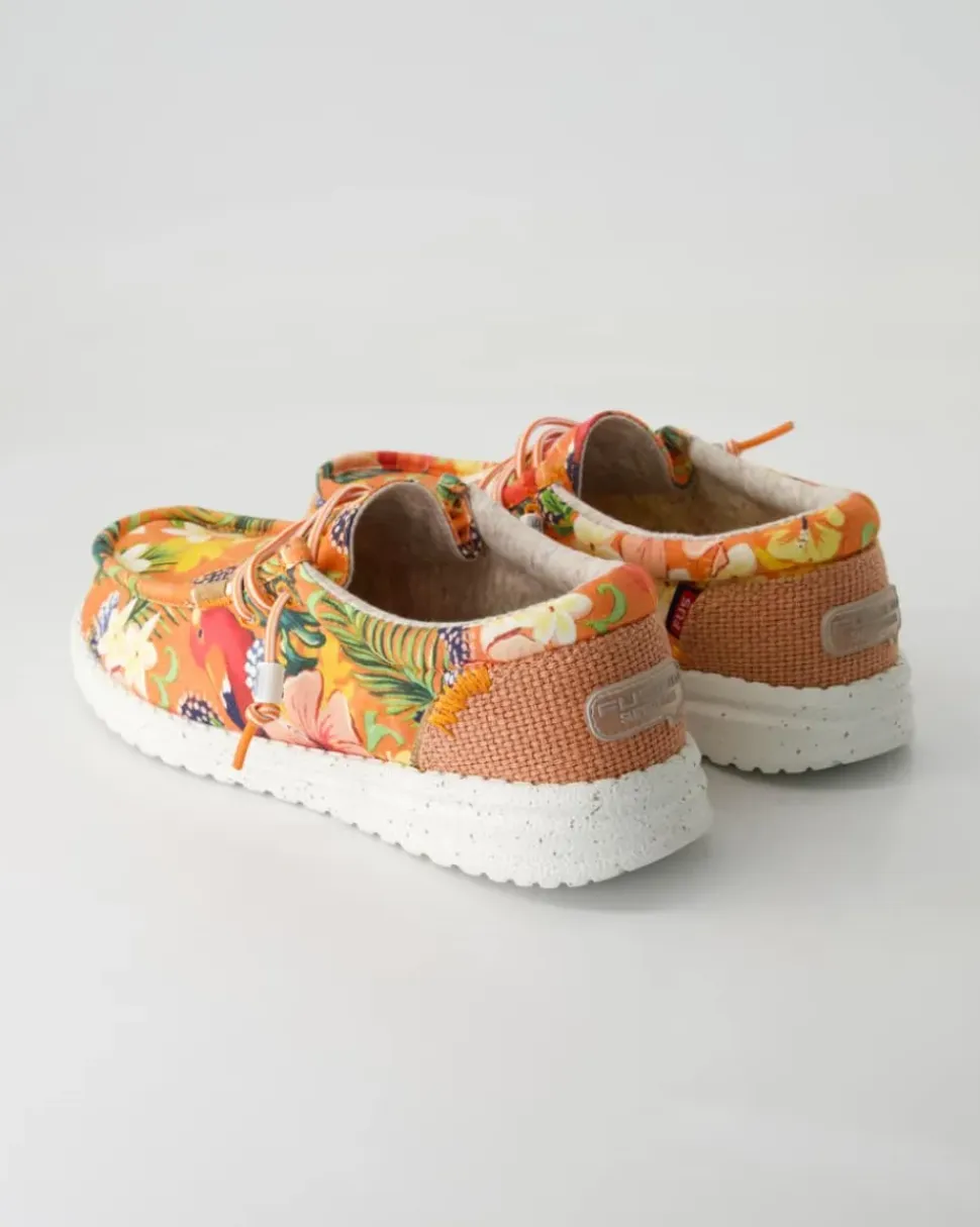 Emma jungle Slipper in Orange