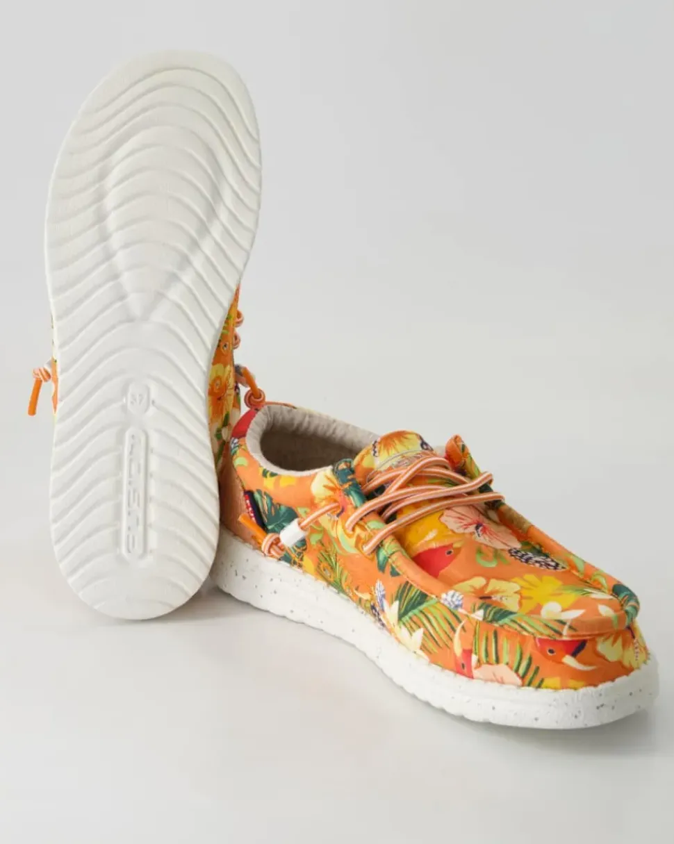 Emma jungle Slipper in Orange