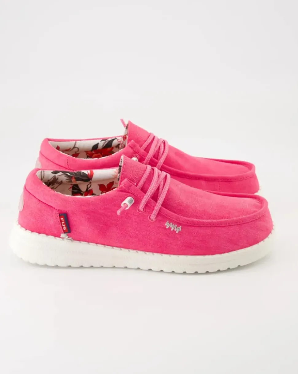 Emma Washed Slipper in Pink