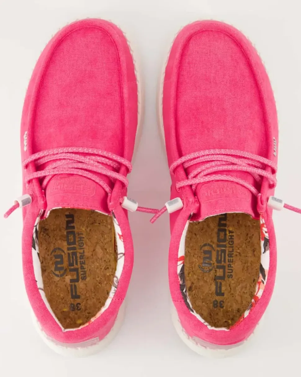 Emma Washed Slipper in Pink