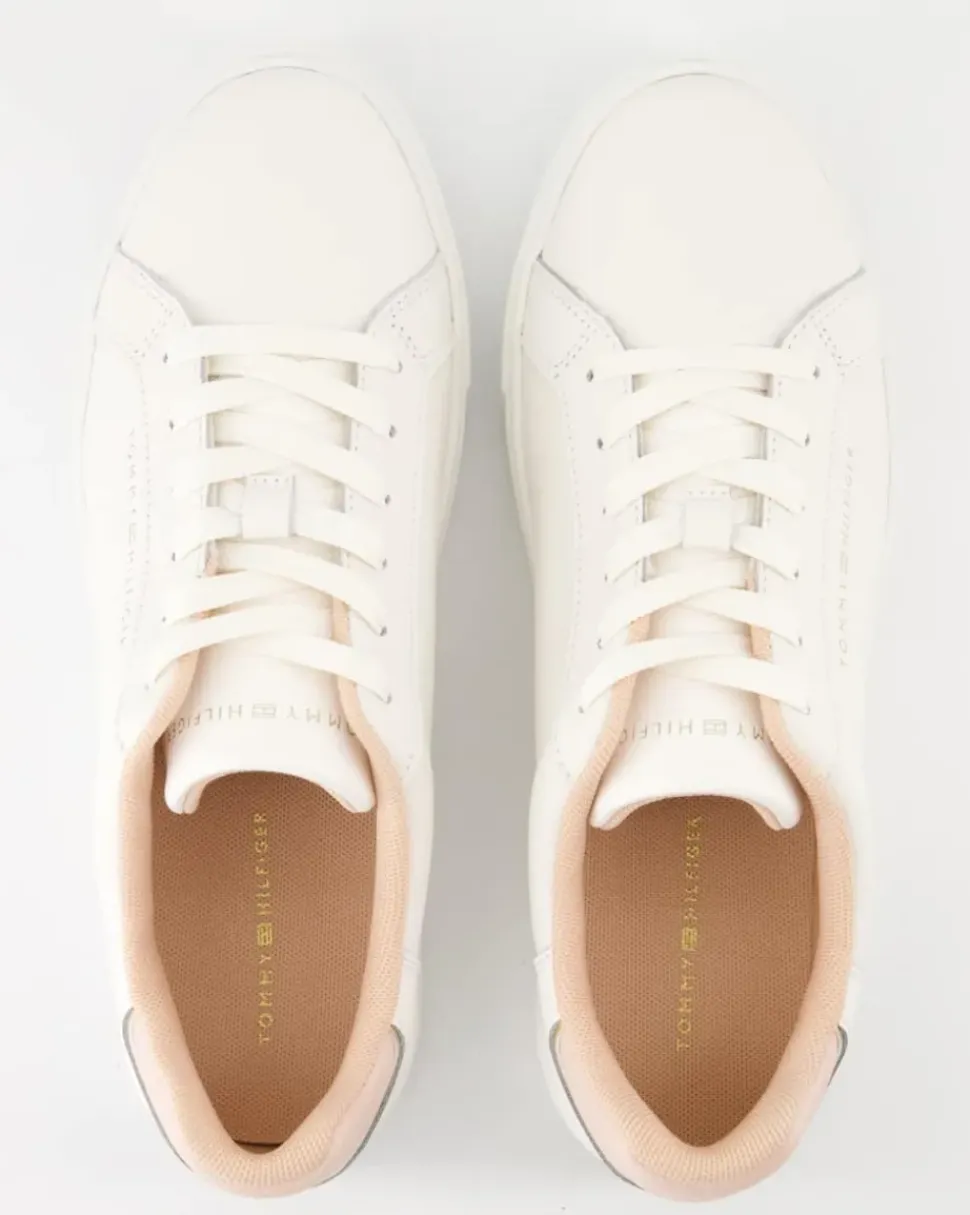 Essential Court Sneaker in Beige