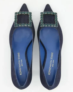 Evilly Pumps in Blau