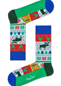 Fair Isle Sock Socken in Mehrfarbig