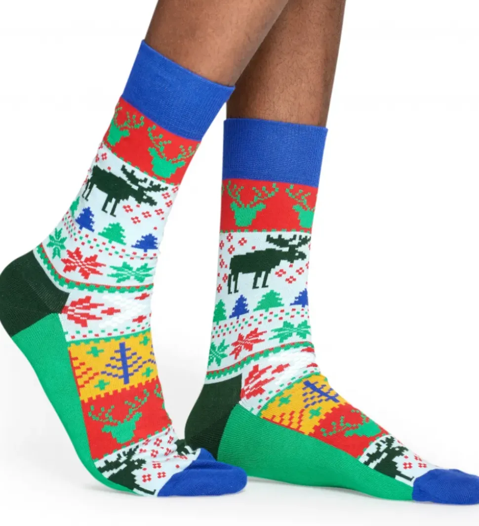 Fair Isle Sock Socken in Mehrfarbig