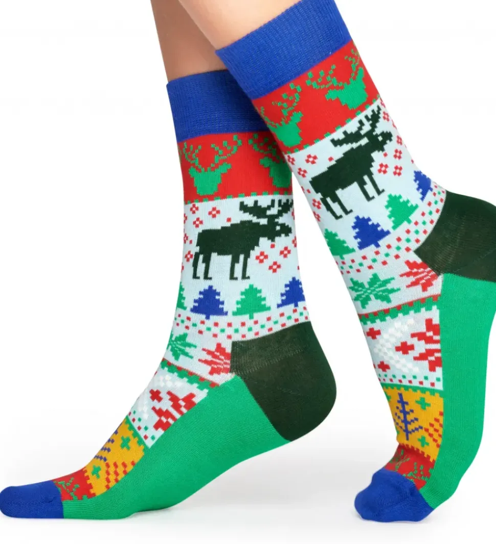 Fair Isle Sock Socken in Mehrfarbig