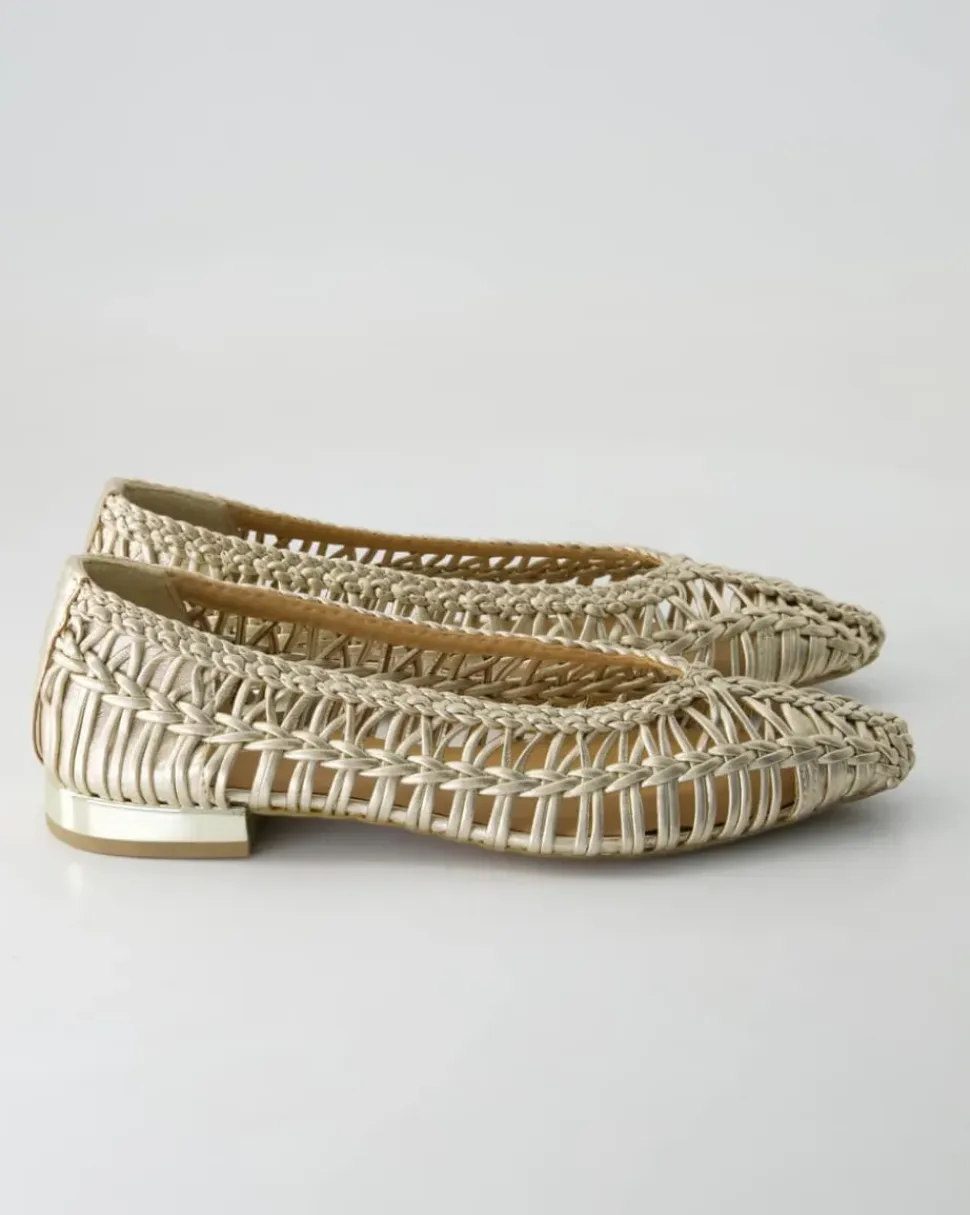 Fayston Ballerinas in Gold