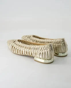Fayston Ballerinas in Gold