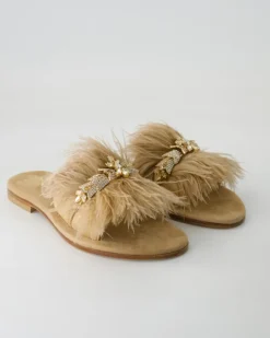 FB1114-503 Pantoletten in Beige