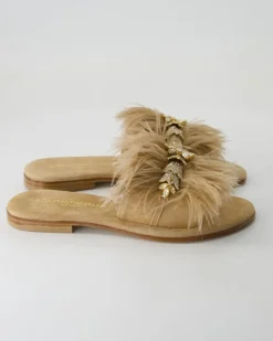 FB1114-503 Pantoletten in Beige
