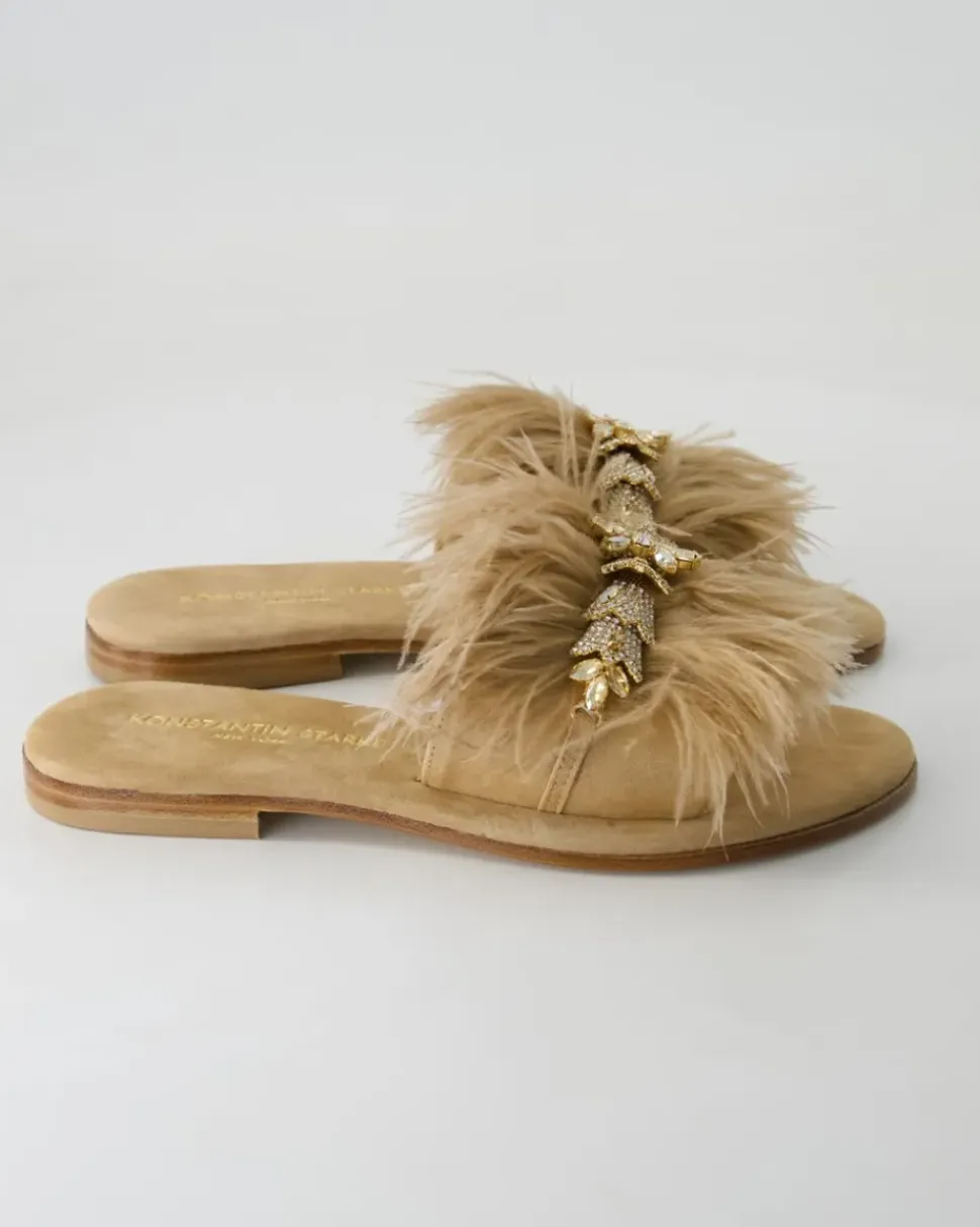FB1114-503 Pantoletten in Beige