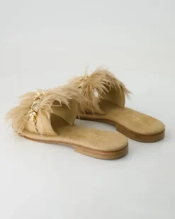 FB1114-503 Pantoletten in Beige