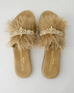 FB1114-503 Pantoletten in Beige