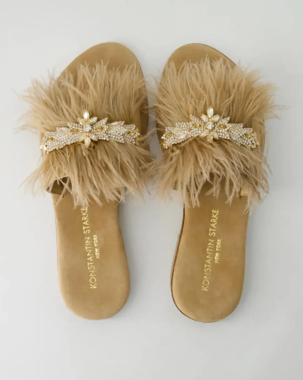 FB1114-503 Pantoletten in Beige