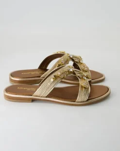 FB1115 Pantoletten in Bronze