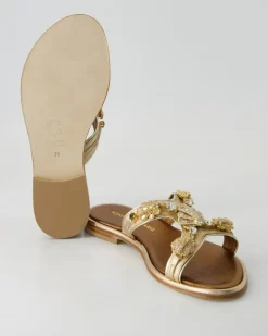 FB1115 Pantoletten in Bronze