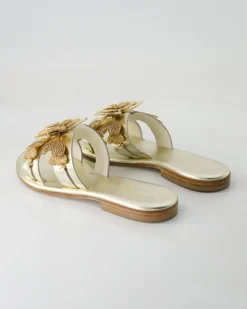 FB1089 Pantoletten in Gold
