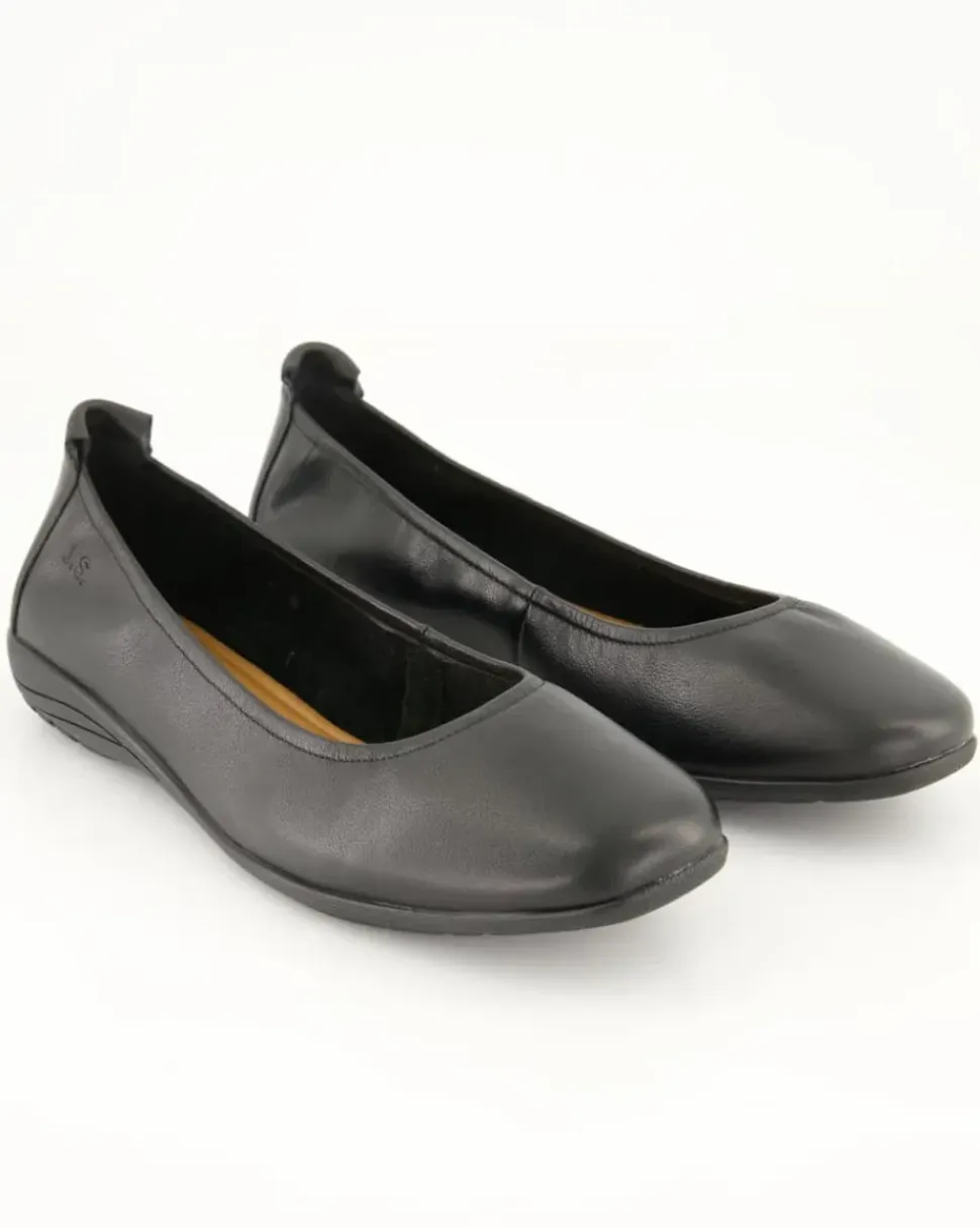 FENJA 01 Ballerinas in Schwarz