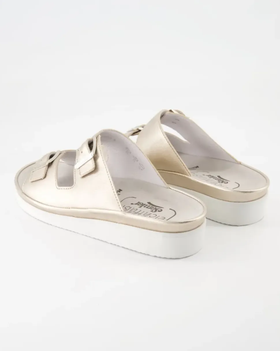 Fiesta Pantoletten in Gold