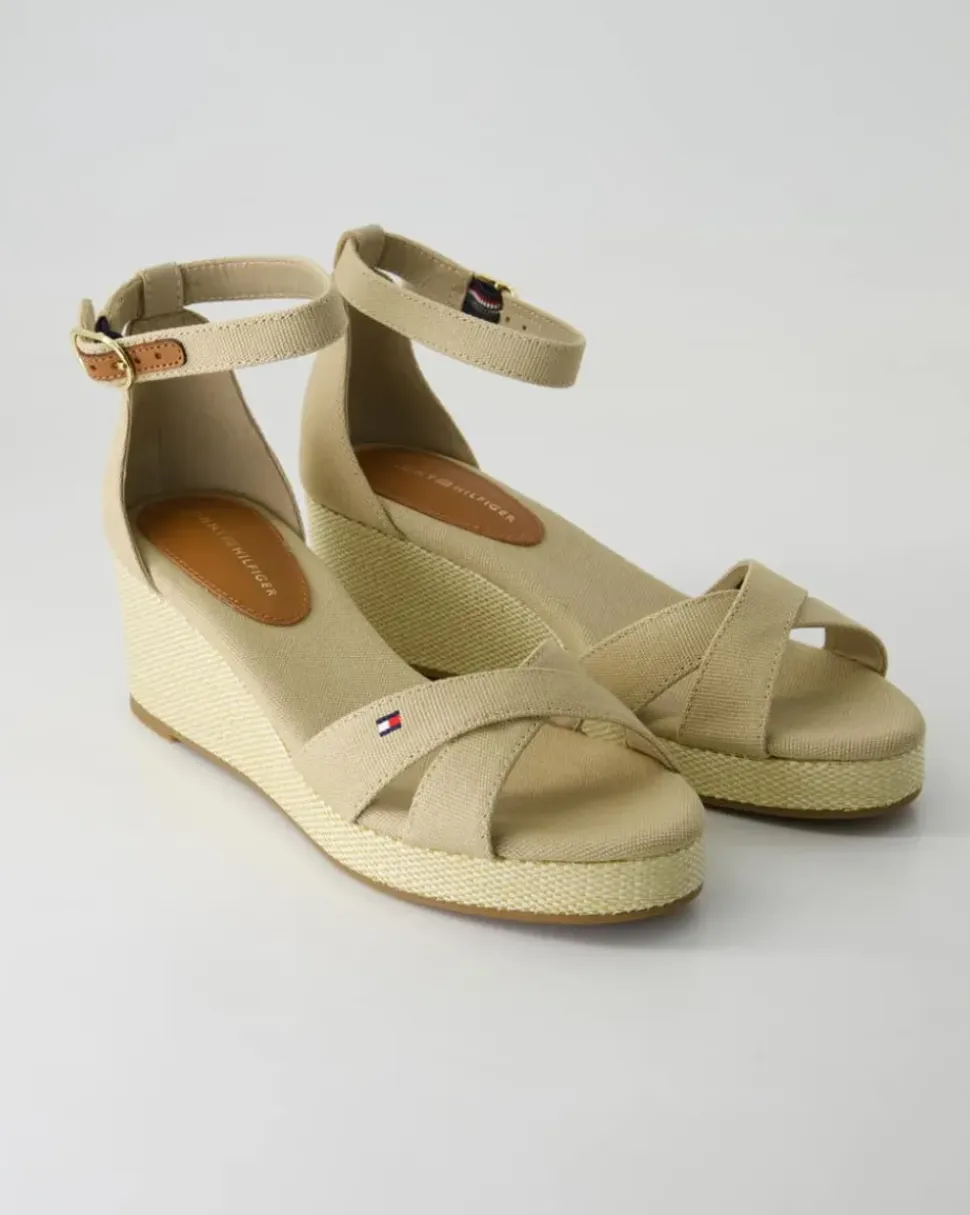 FLAG CRISS-CROS MID WEDGE ESPA Espadrilles in Beige