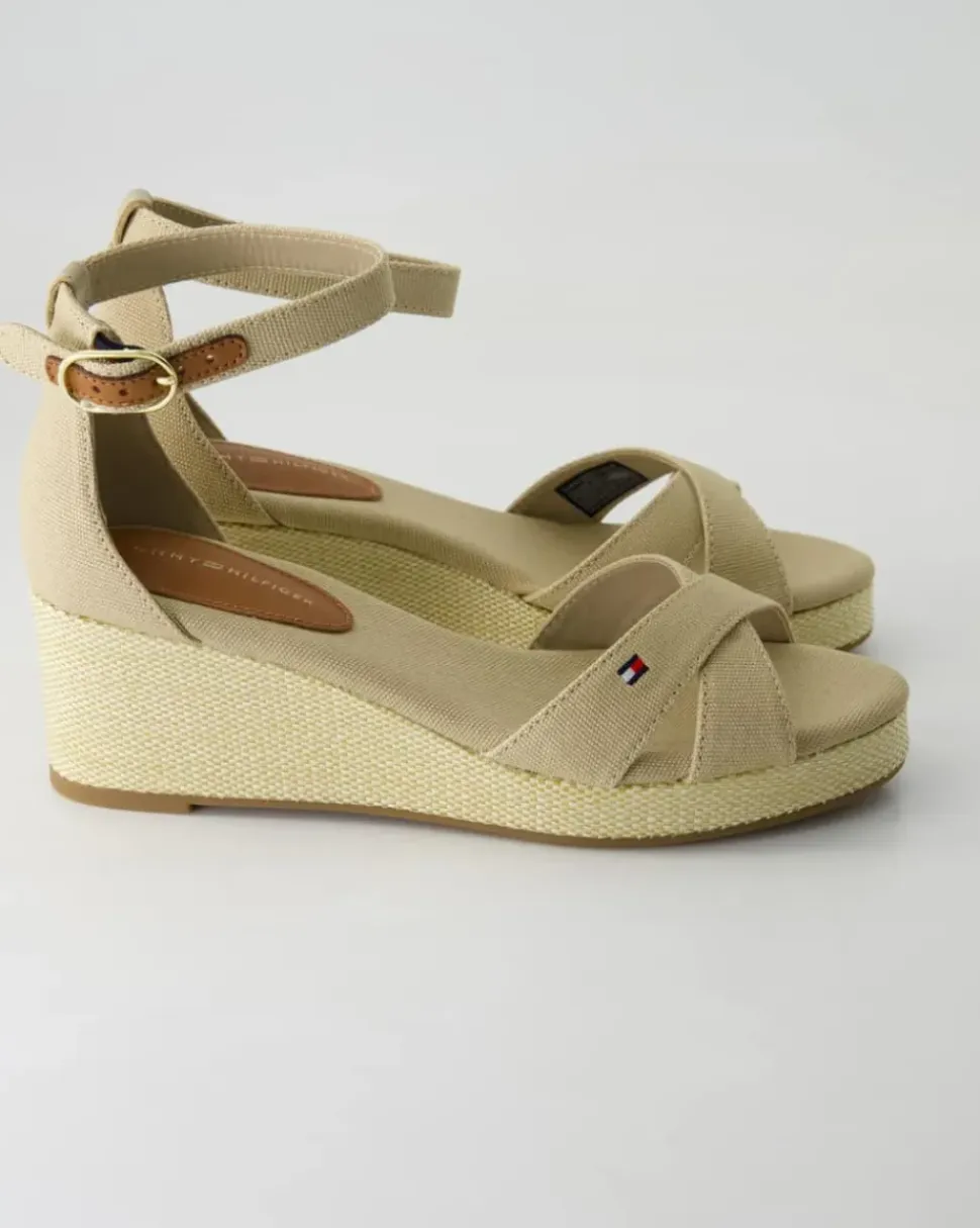 FLAG CRISS-CROS MID WEDGE ESPA Espadrilles in Beige