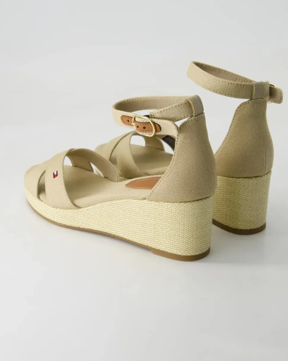 FLAG CRISS-CROS MID WEDGE ESPA Espadrilles in Beige
