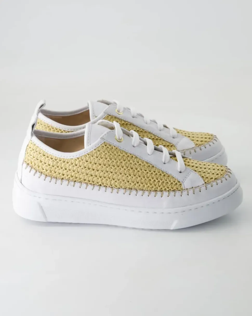 Fleu Raf Schnürschuhe in Beige