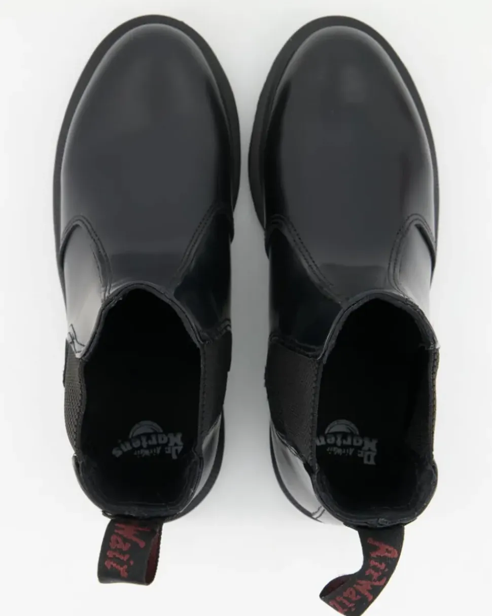 Flora Chelsea Boots in Schwarz