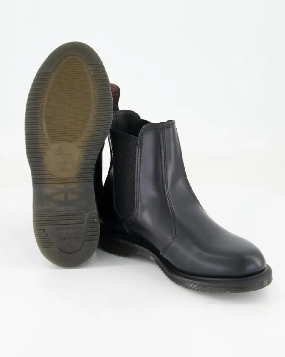 Flora Chelsea Boots in Schwarz