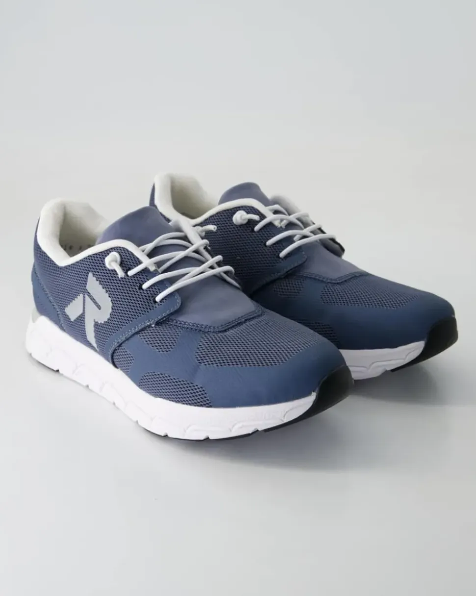 Foilmatt Sneaker in Blau