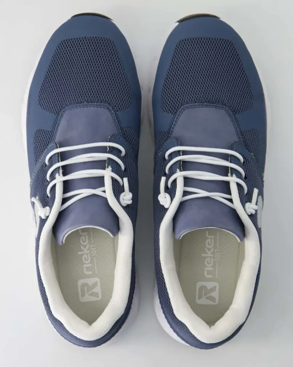 Foilmatt Sneaker in Blau