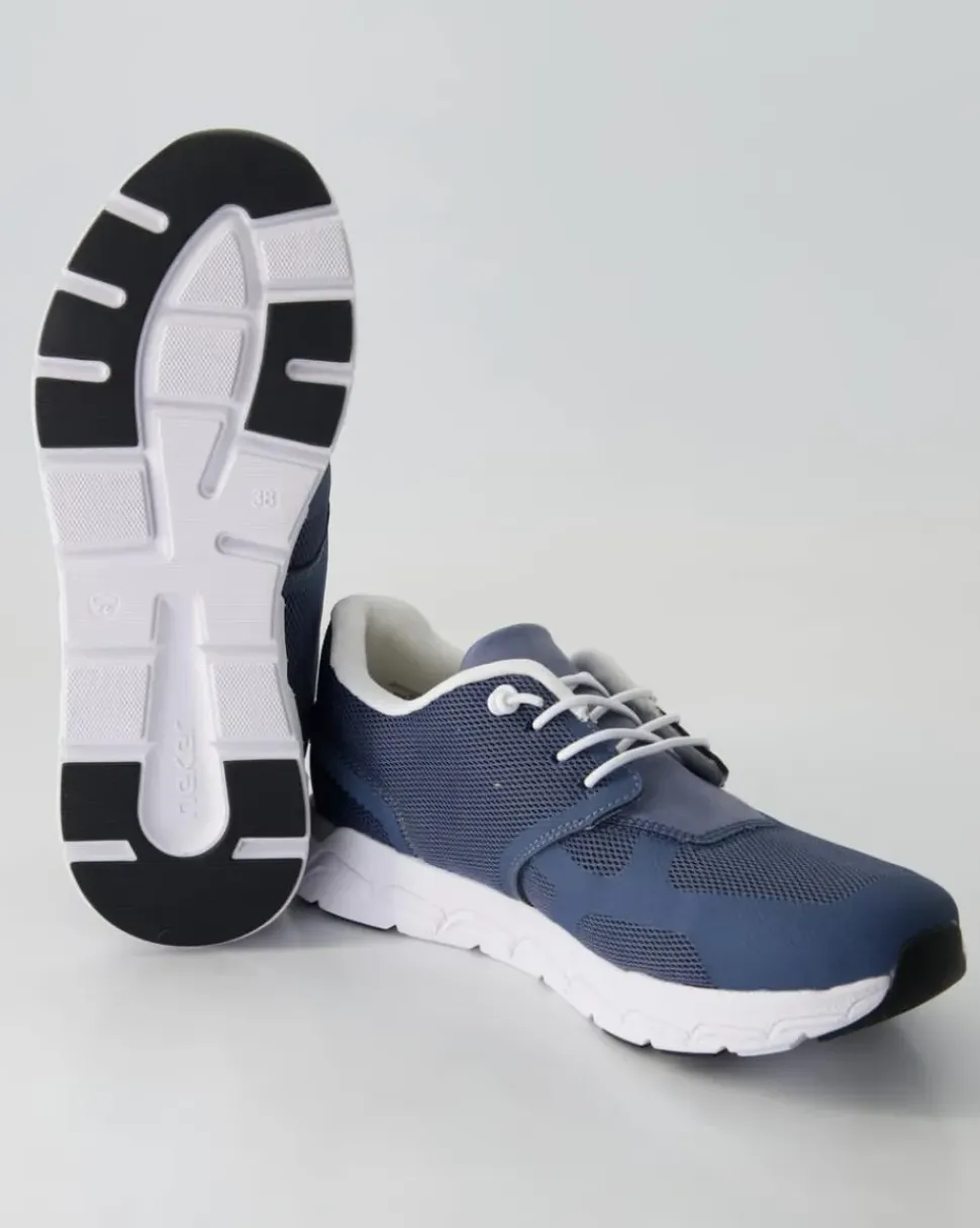 Foilmatt Sneaker in Blau