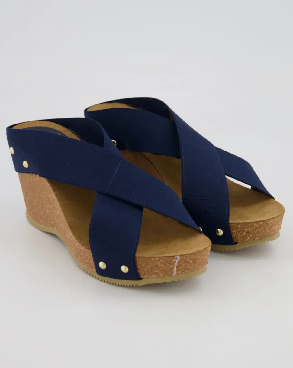 549F Pantoletten in Blau