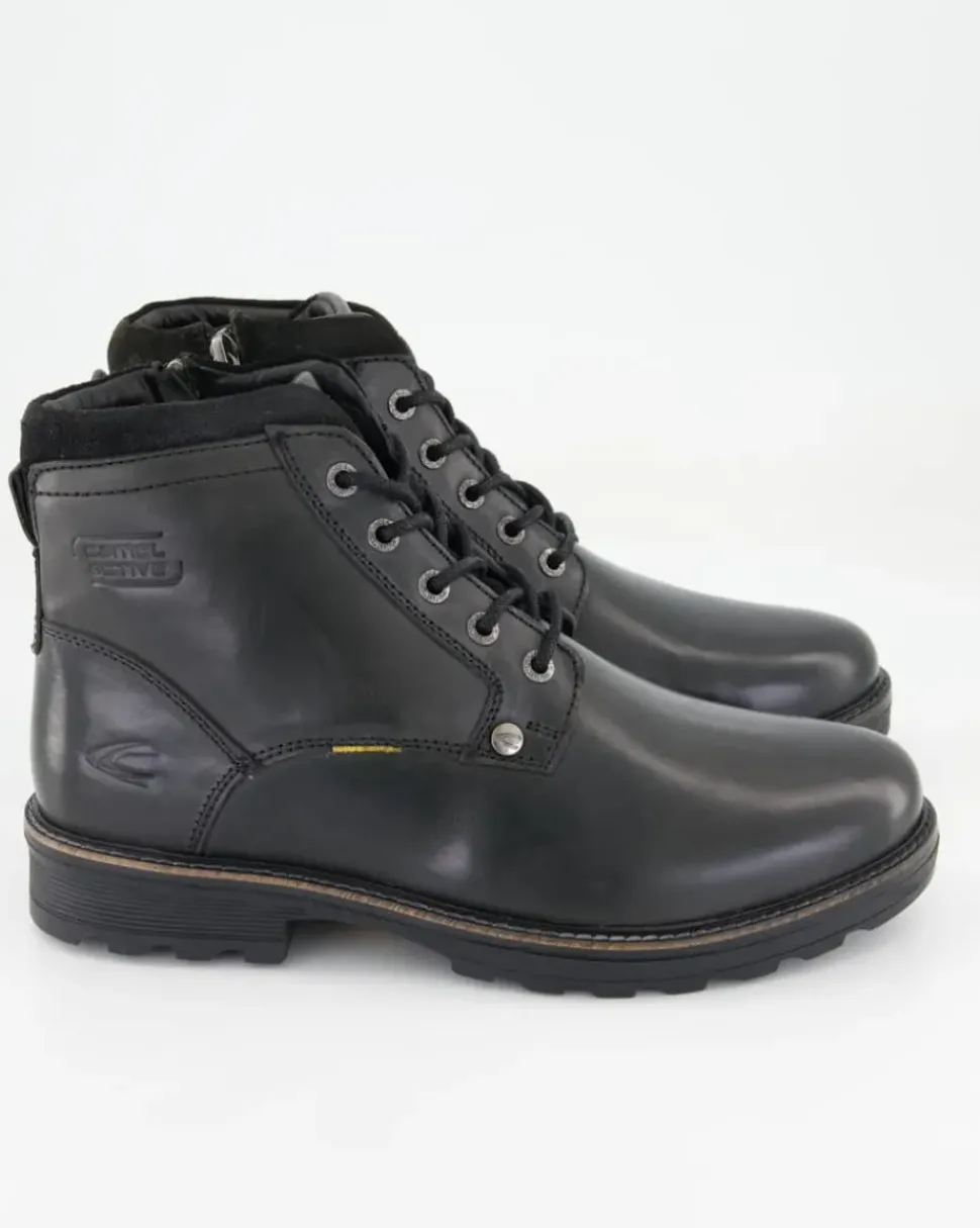 53FWF01-120-100 Schnürstiefel in Schwarz
