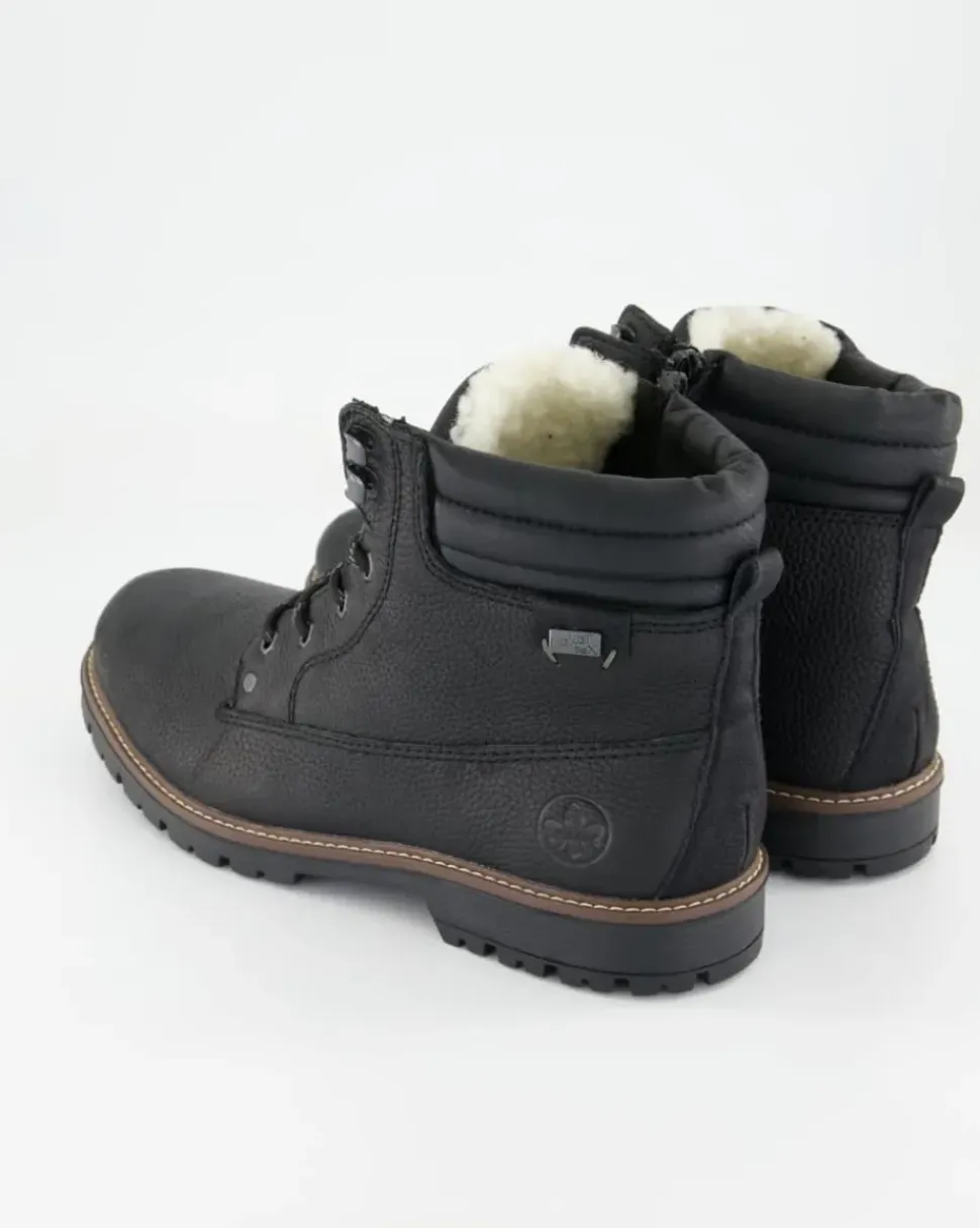 F3600-00 Winterstiefel in Schwarz