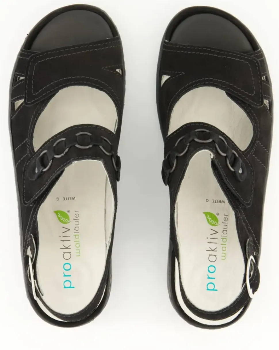 Garda Sandalen in Schwarz