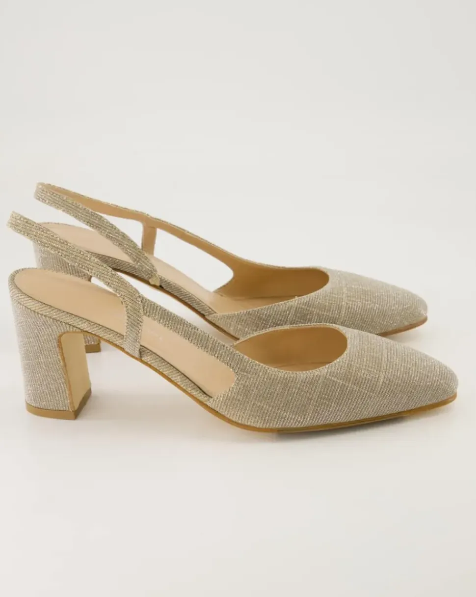 GD693 Slingpumps in Gold